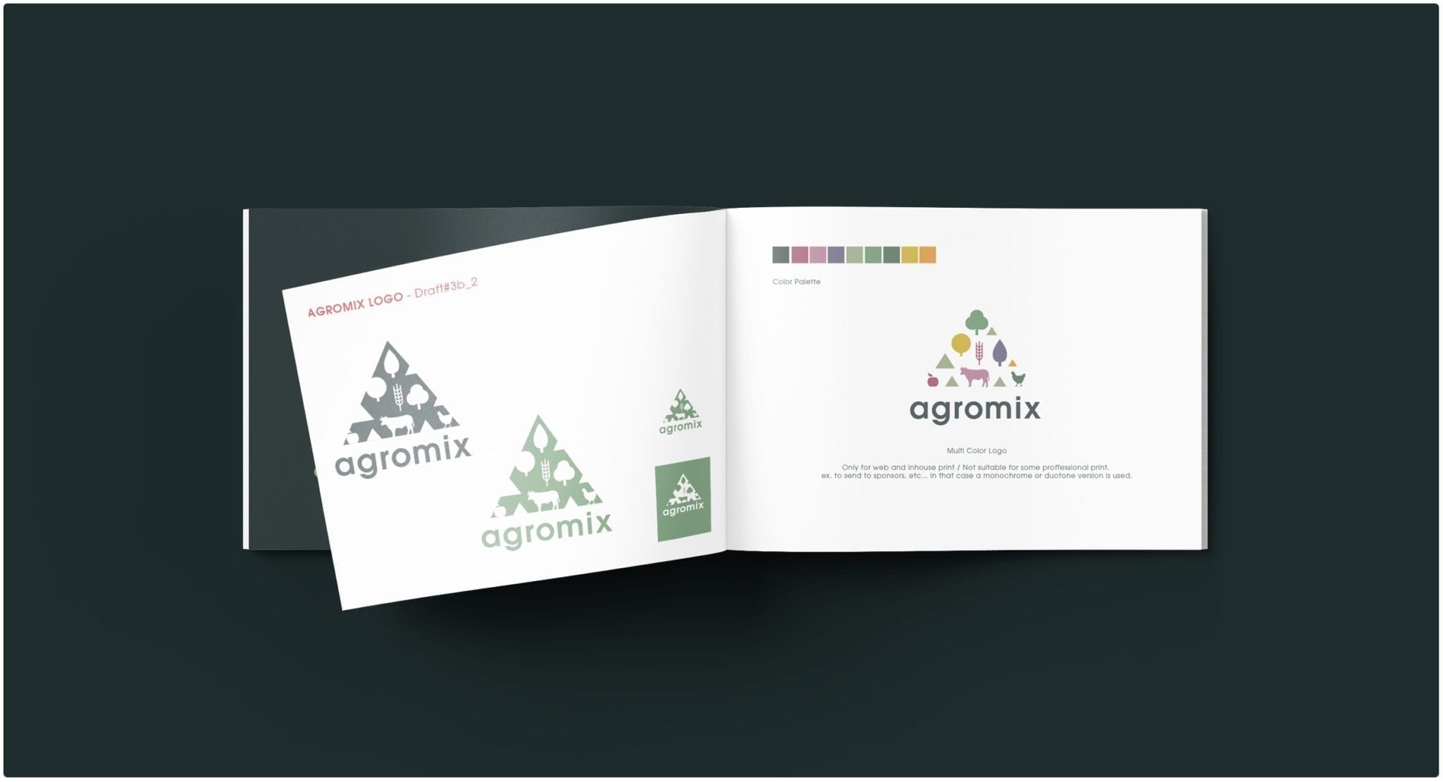 agromix-logo-concept REVOLVE AGROMIX visual identity branding