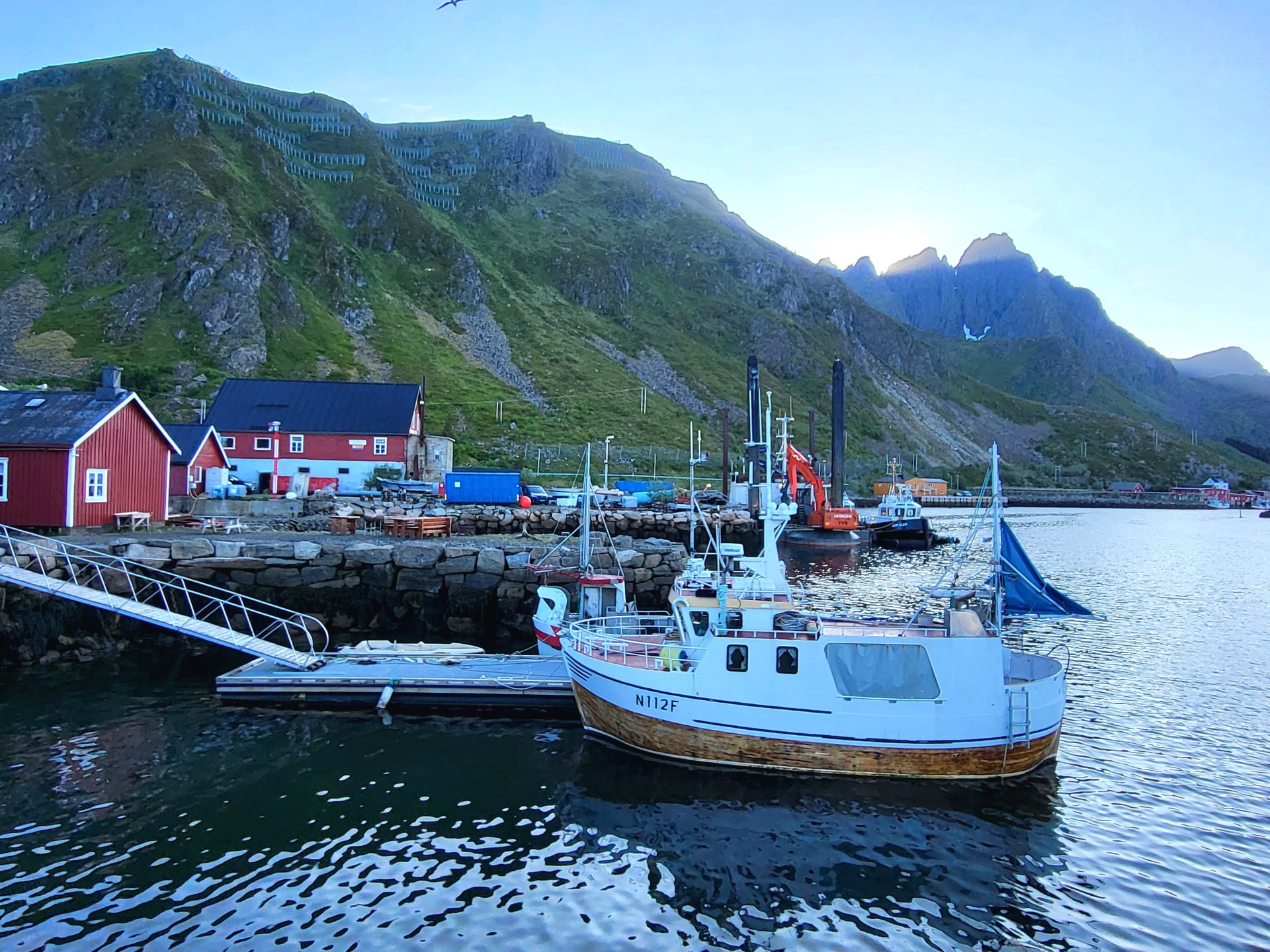 Fishing harbor in Norway